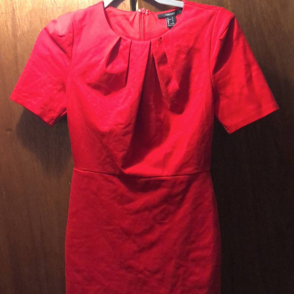 Red dress